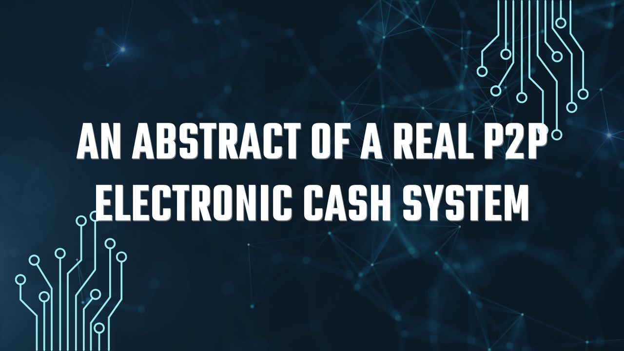 A draft and analysis of a real P2P Electronic Cash System