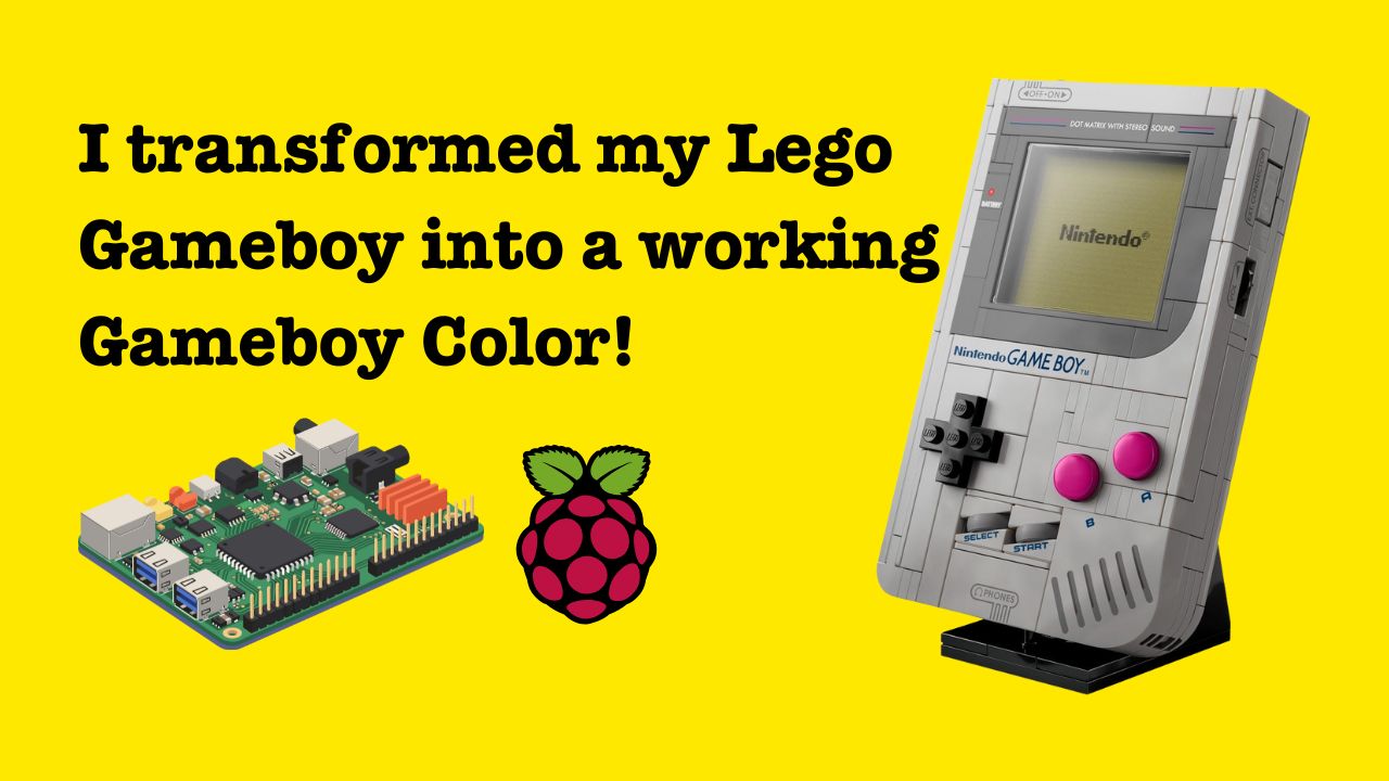 A frustrating DIY project to turn your Lego Gameboy into a functional Gameboy using a Raspberry Pi Zero 2W.